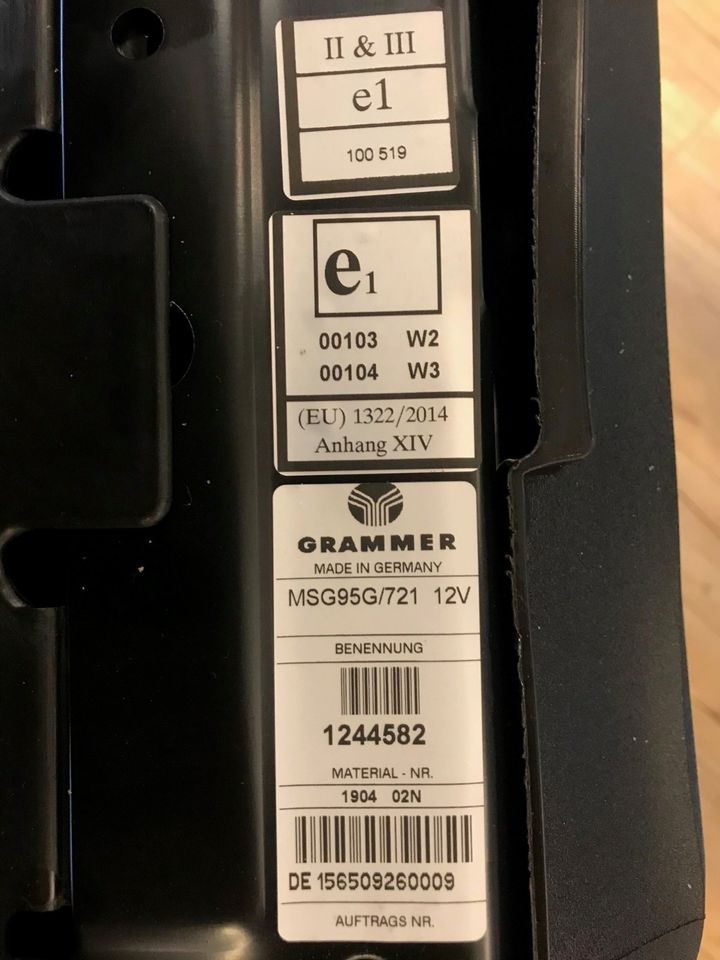 Grammer MSG 95G/721 Sitz