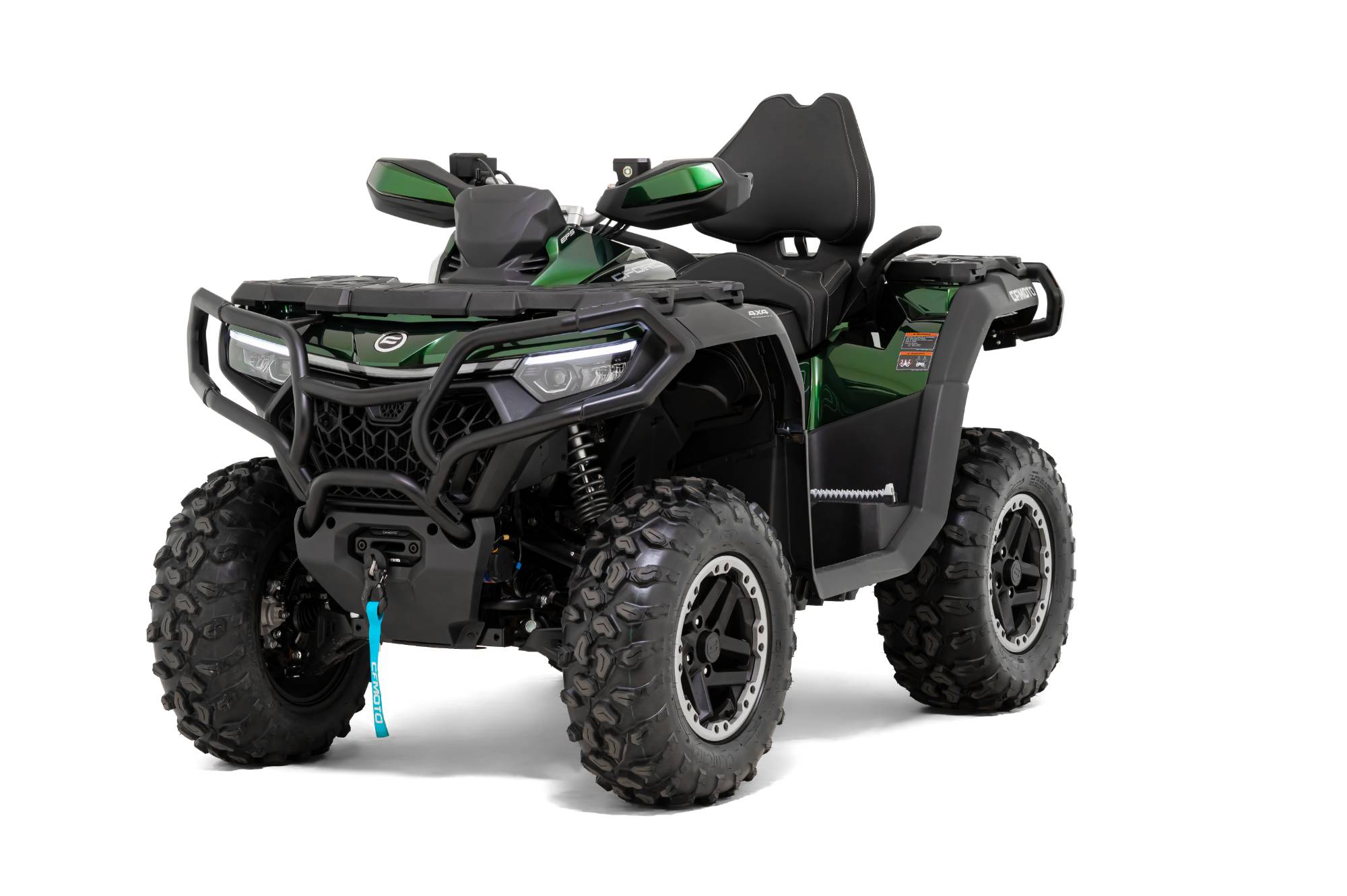 CFMOTO CFORCE 1000 Touring Pro ABS 86 PS ATV Quad in Forest Green inkl. Zubehör