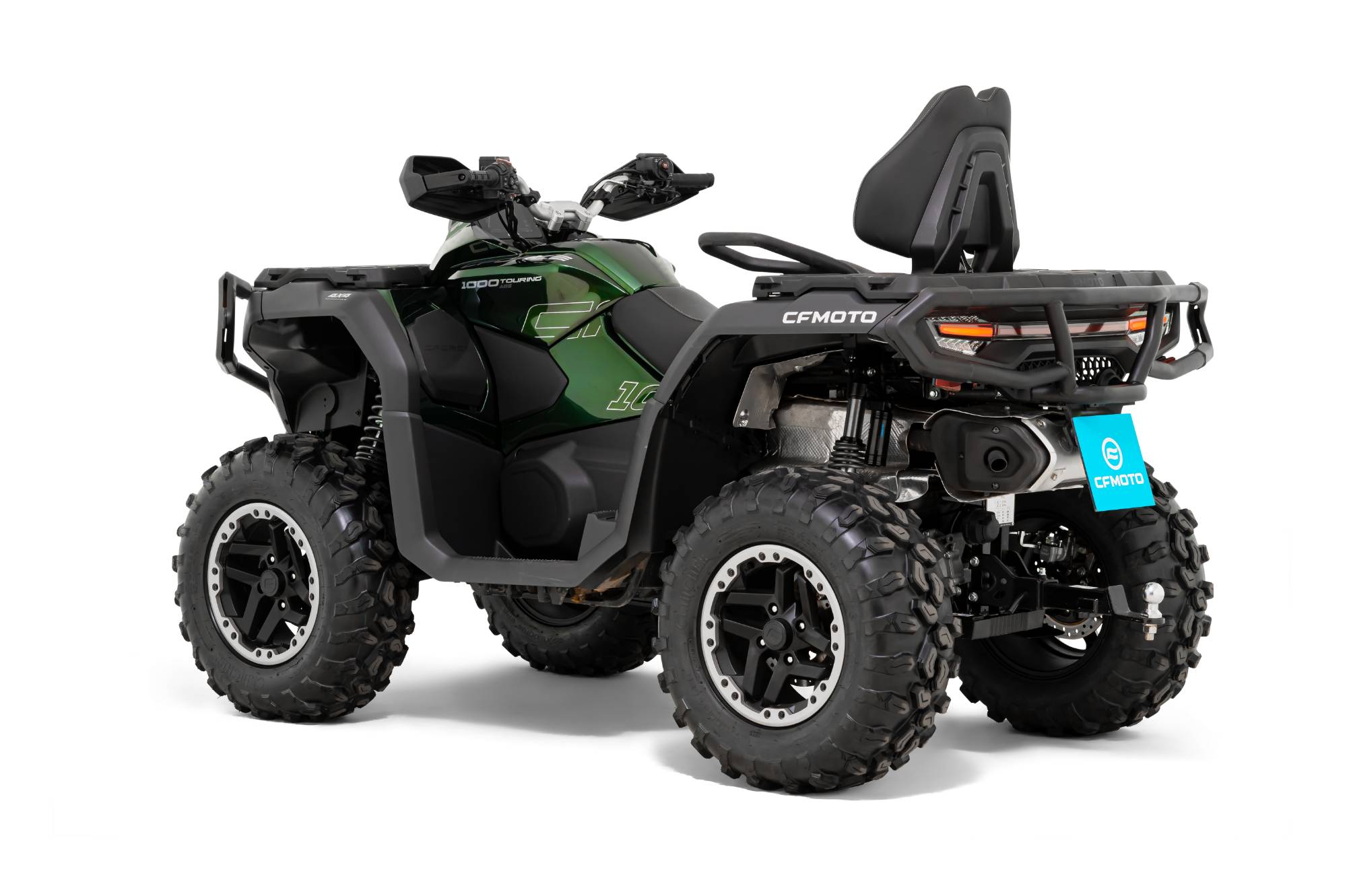 CFMOTO CFORCE 1000 Touring Pro ABS 86 PS ATV Quad in Forest Green inkl. Zubehör