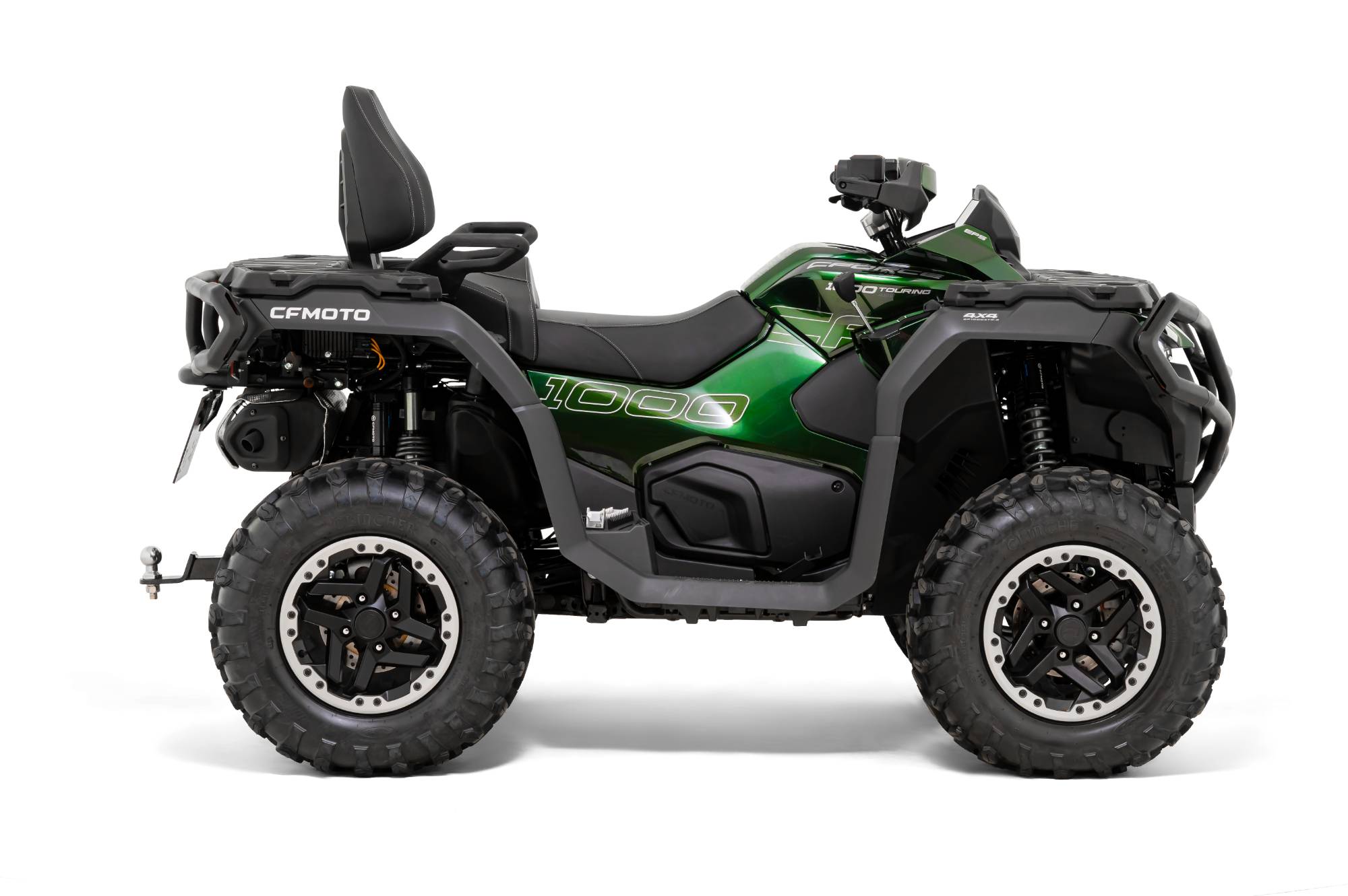 CFMOTO CFORCE 1000 Touring Pro ABS 86 PS ATV Quad in Forest Green inkl. Zubehör