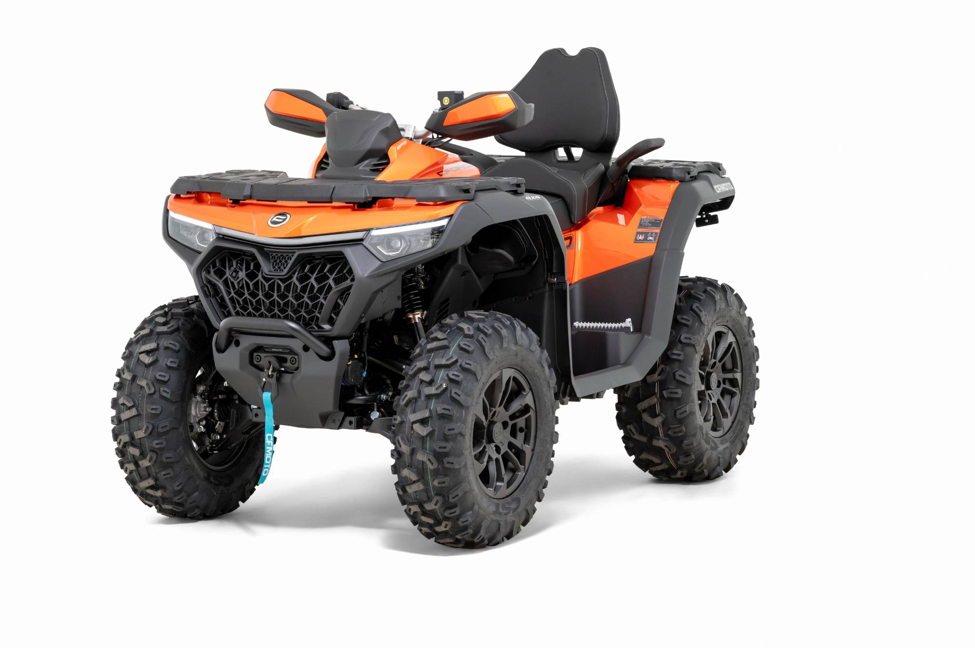 CFMOTO CFORCE 850 Touring ABS EPS ATV Quad in Lava Orange inkl. Zubehör