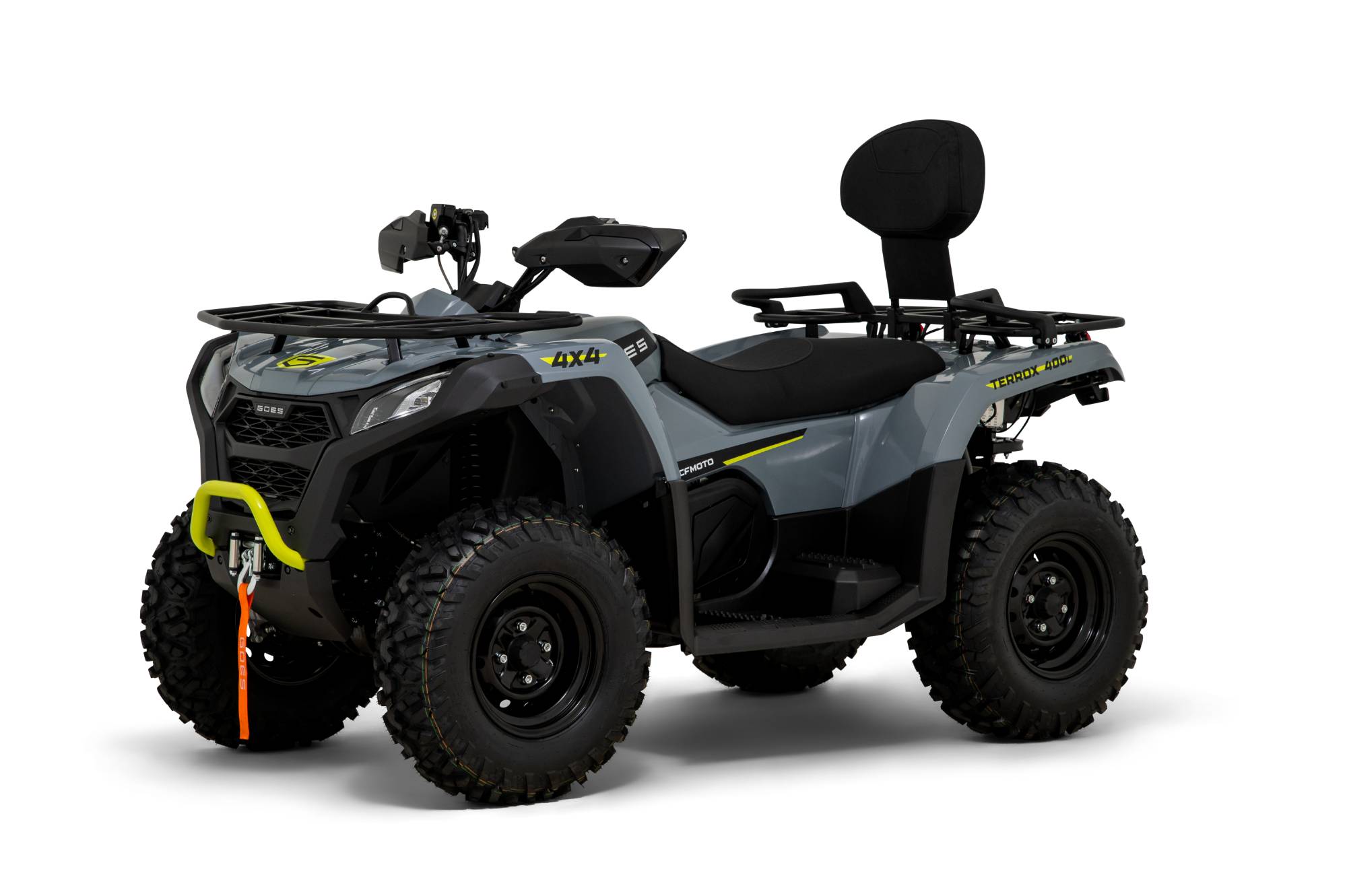 CFMOTO GOES Terrox 400 L ABS ATV Quad in Grey Yellow inkl. Zubehör
