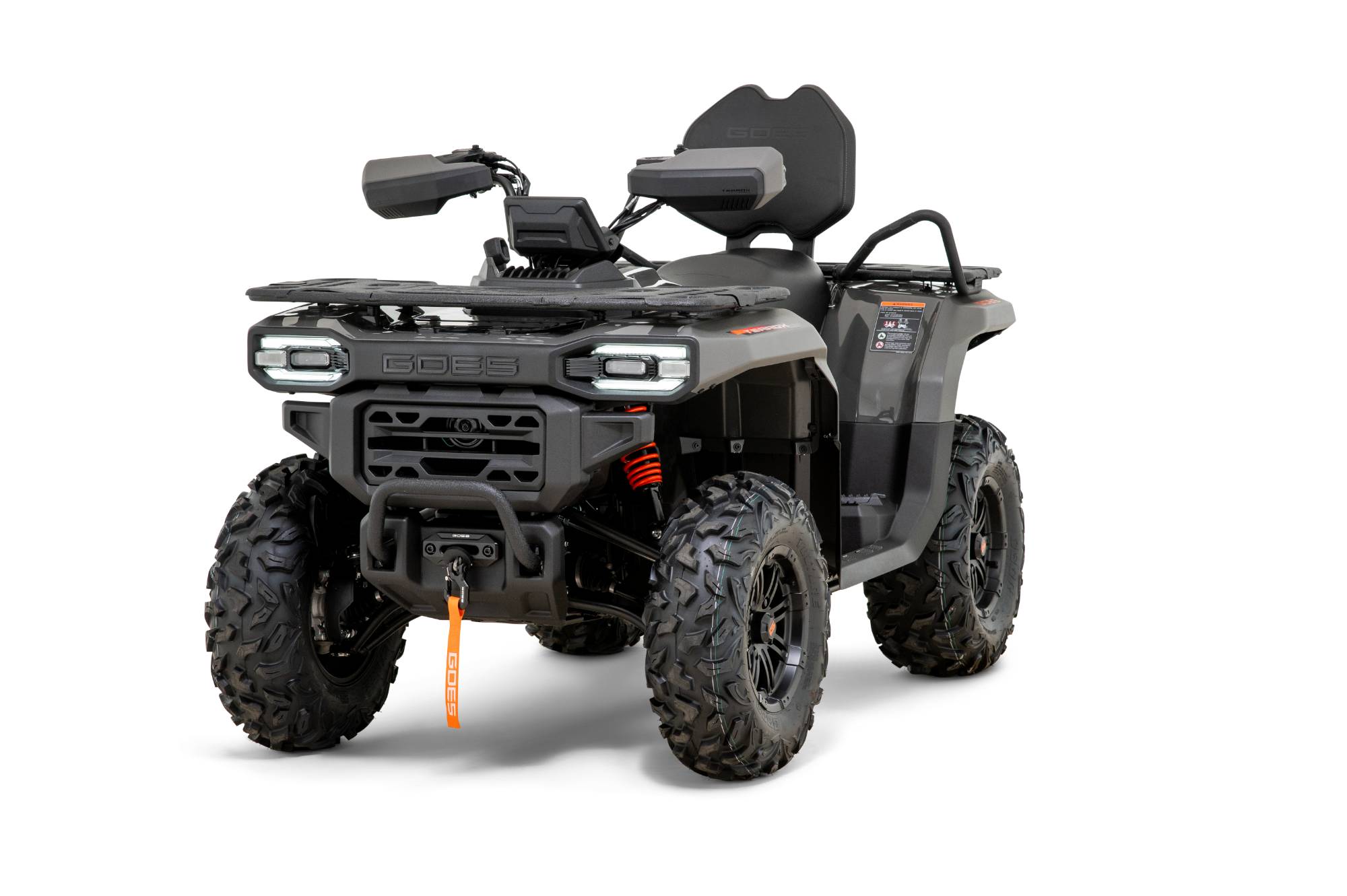 CFMOTO GOES Terrox 550 L ABS ATV Quad in Steelcore Grey inkl. Zubehör