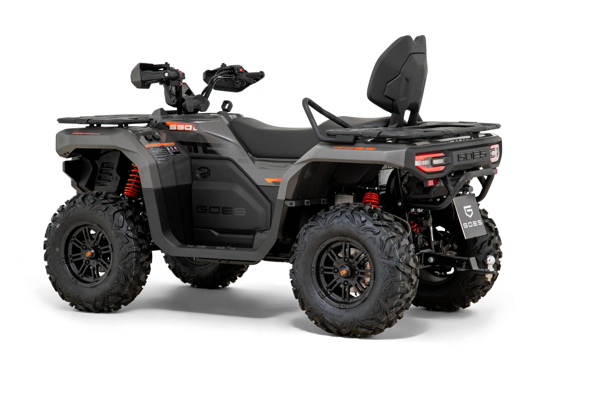 CFMOTO GOES Terrox 550 L ABS ATV Quad in Steelcore Grey inkl. Zubehör