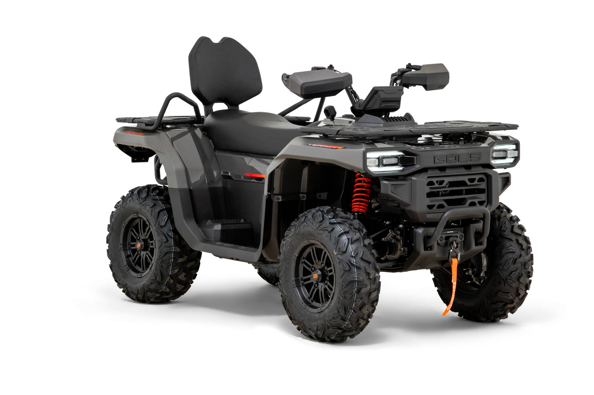 CFMOTO GOES Terrox 550 L ABS ATV Quad in Steelcore Grey inkl. Zubehör