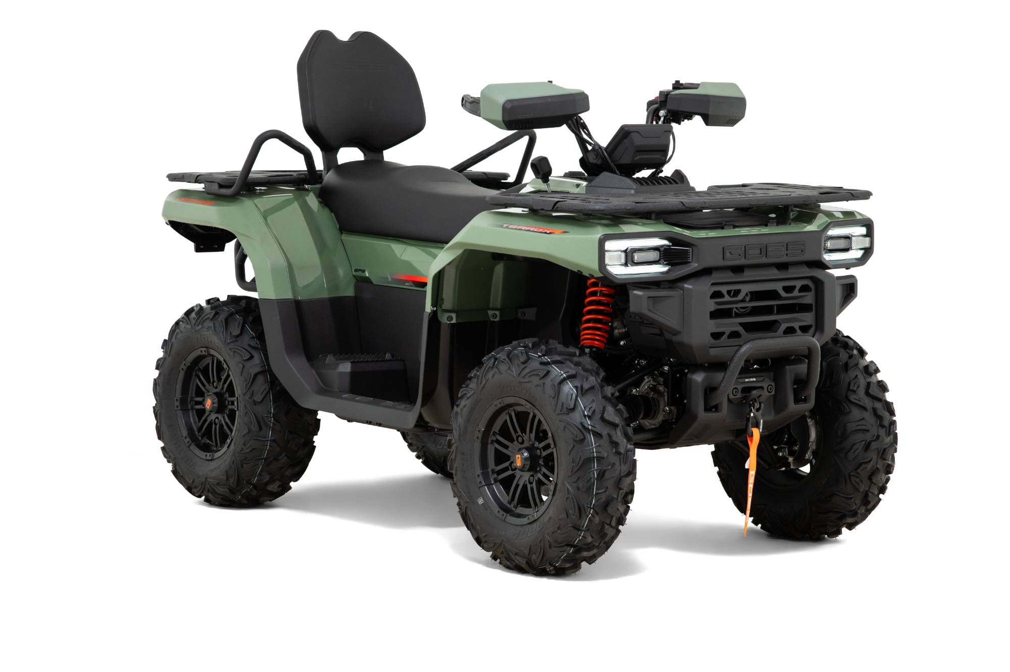 CFMOTO GOES Terrox 550 L ABS ATV Quad in Pinehill Green inkl. Zubehör