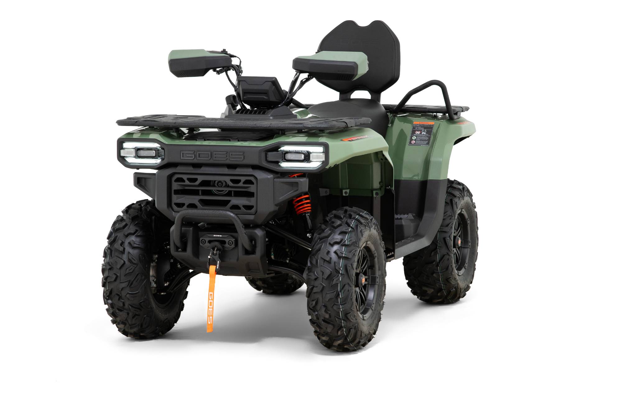 CFMOTO GOES Terrox 550 L ABS ATV Quad in Pinehill Green inkl. Zubehör