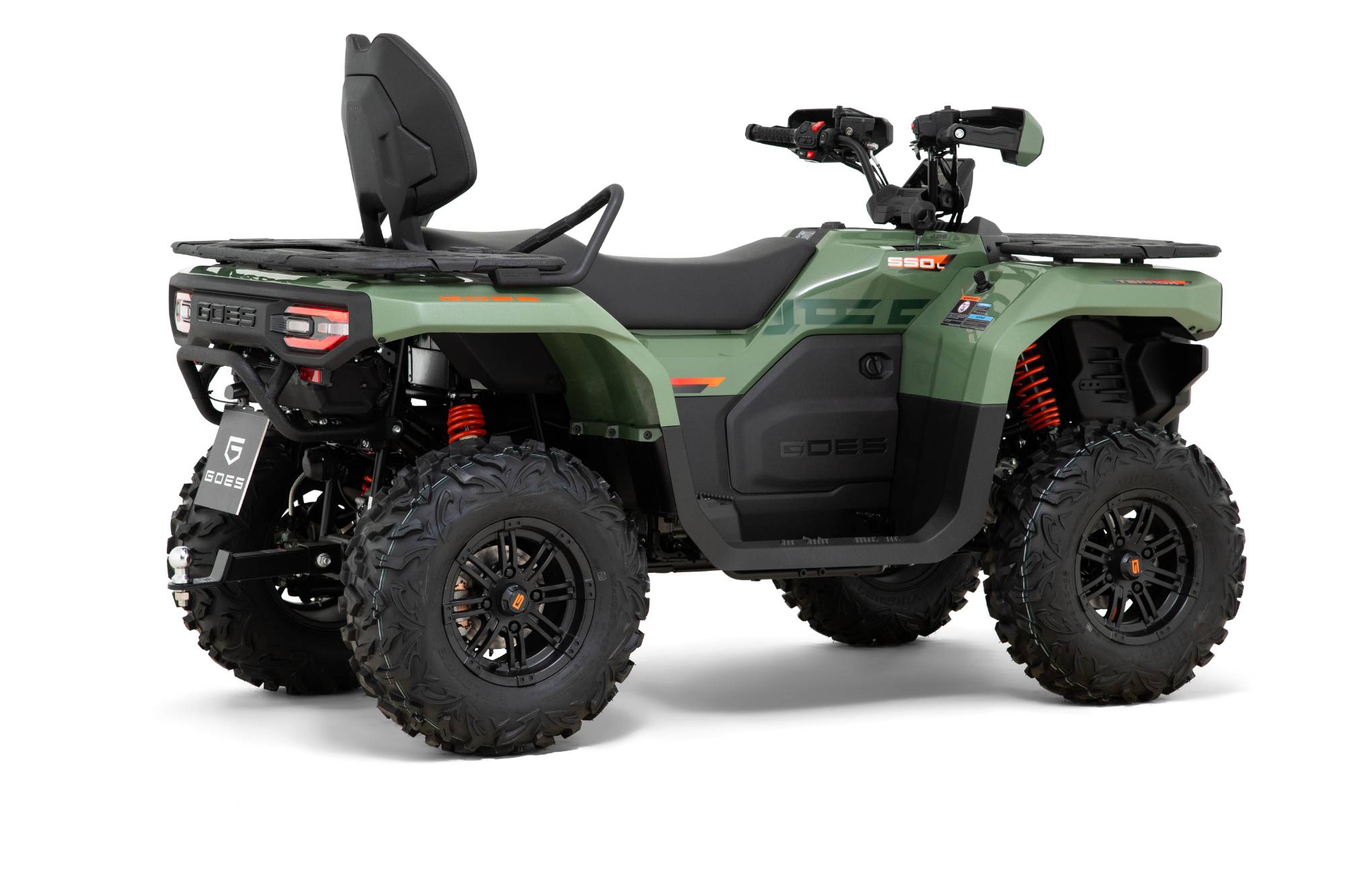 CFMOTO GOES Terrox 550 L ABS ATV Quad in Pinehill Green inkl. Zubehör