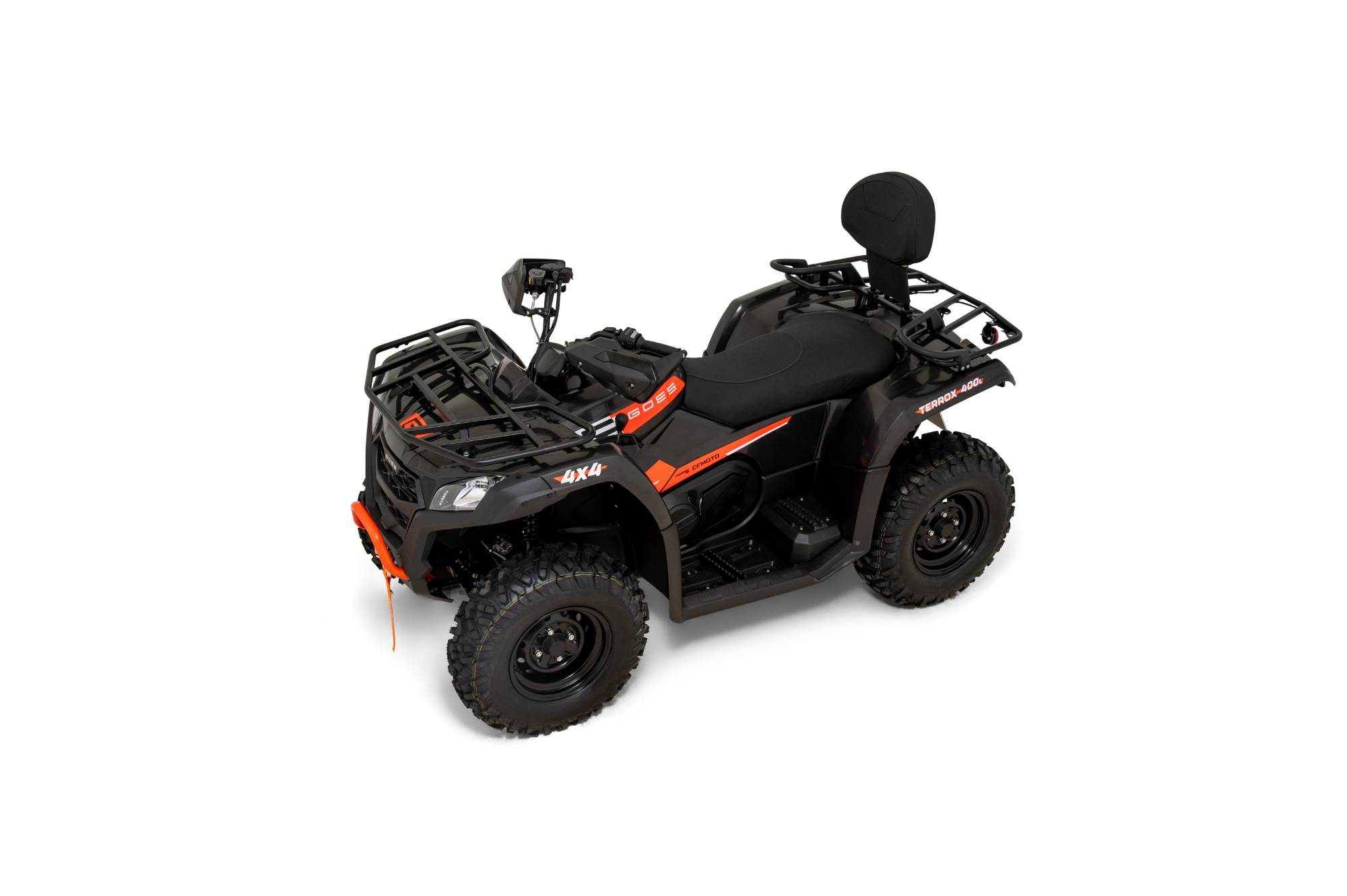 CFMOTO GOES Terrox 400 L ABS ATV Quad in Black Orange inkl. Zubehör
