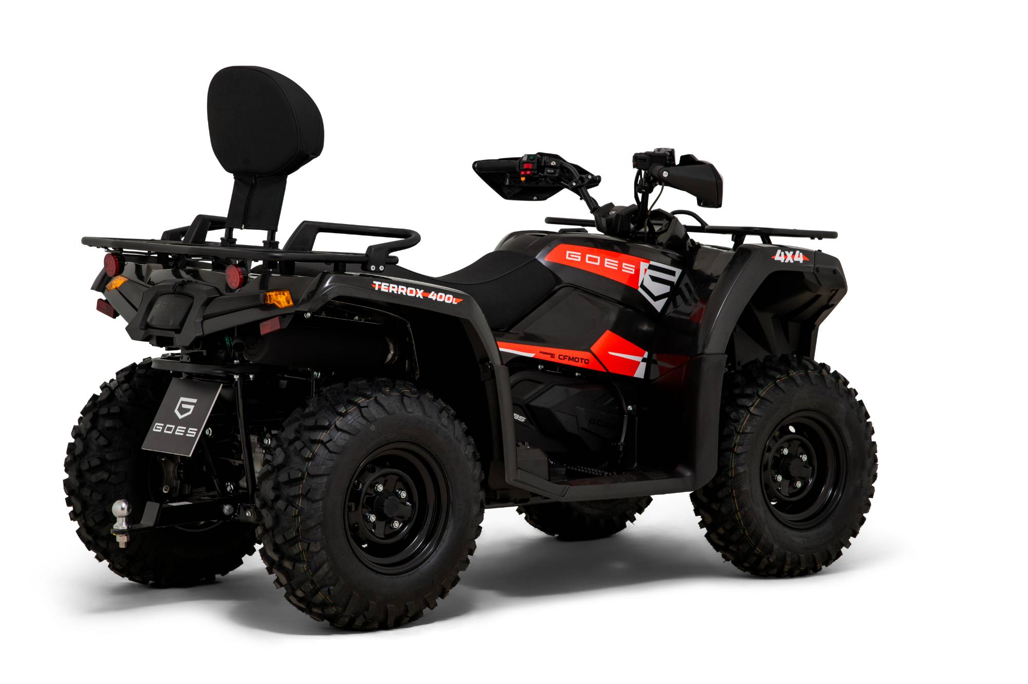 CFMOTO GOES Terrox 400 L ABS ATV Quad in Black Orange inkl. Zubehör
