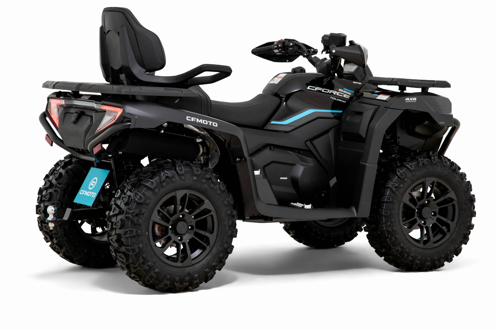 CFMOTO CFORCE 625 Touring ABS 45 PS ATV Quad in Nebula Black inkl. Zubehör