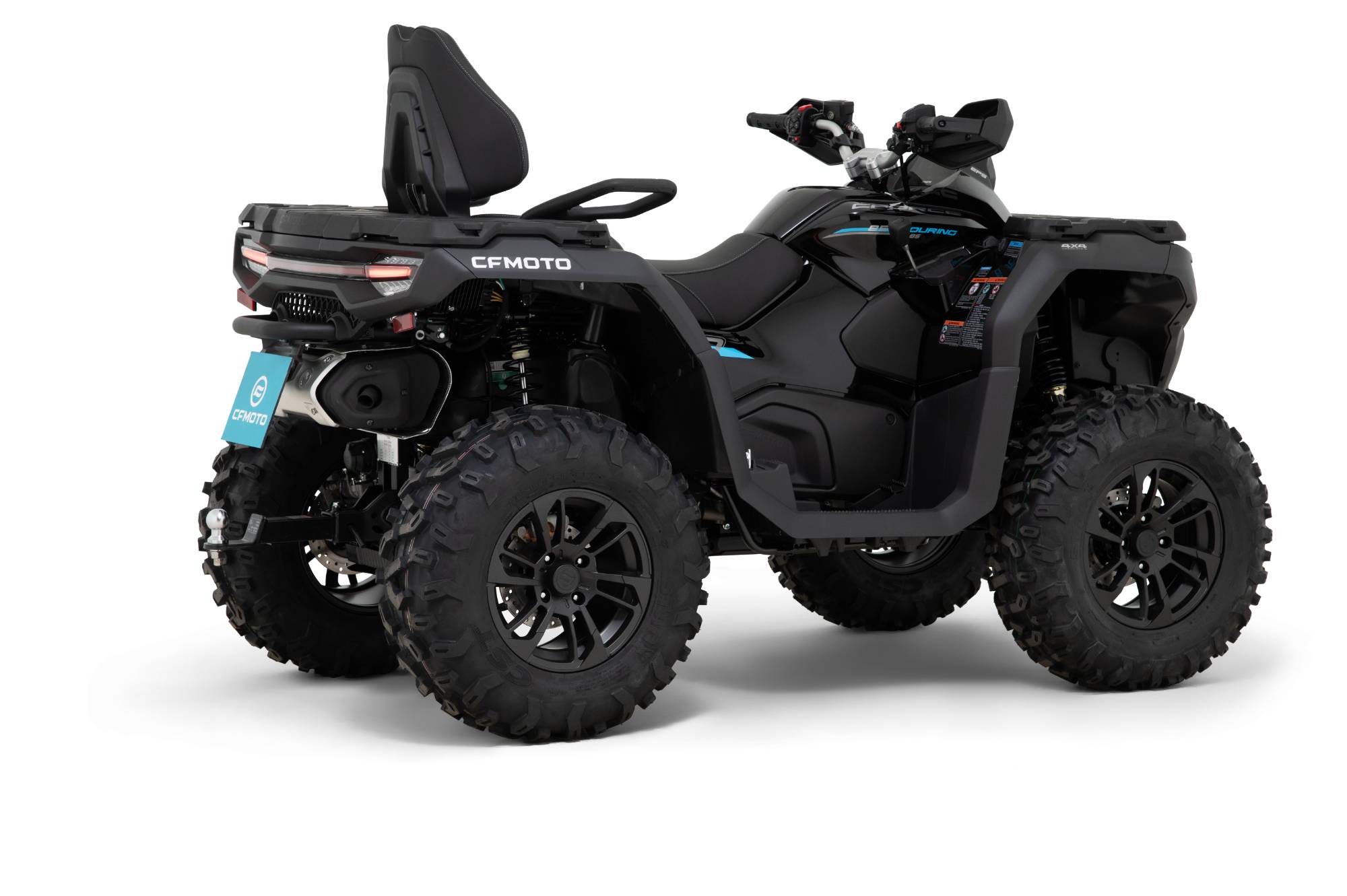 CFMOTO CFORCE 850 Touring ABS EPS ATV Quad in Nebula Black inkl. Zubehör