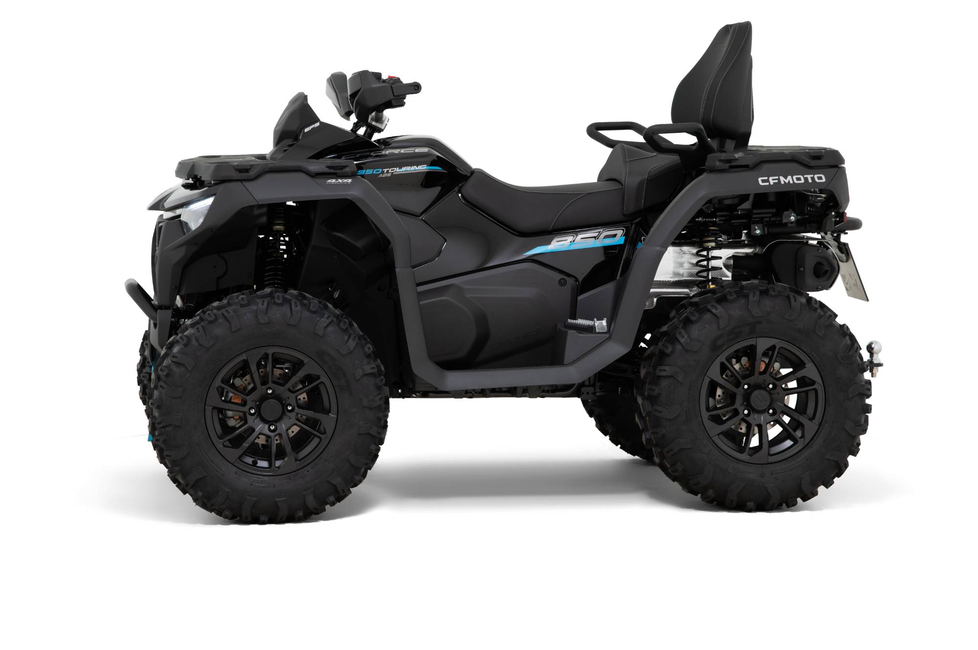 CFMOTO CFORCE 850 Touring ABS EPS ATV Quad in Nebula Black inkl. Zubehör