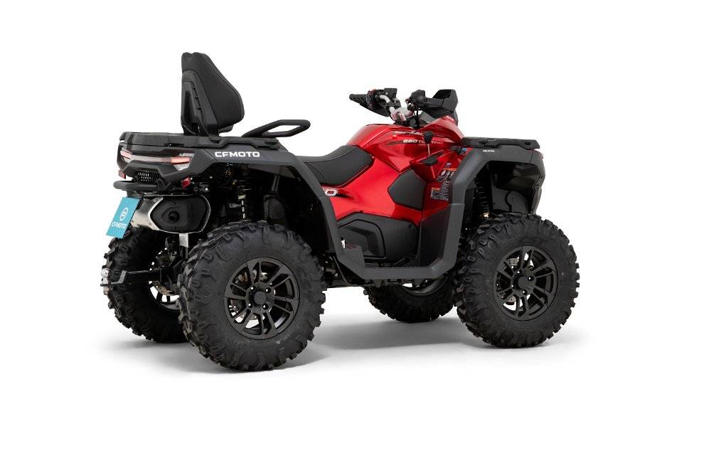 CFMOTO CFORCE 850 Touring ABS EPS ATV Quad in Bordeaux Red inkl. Zubehör