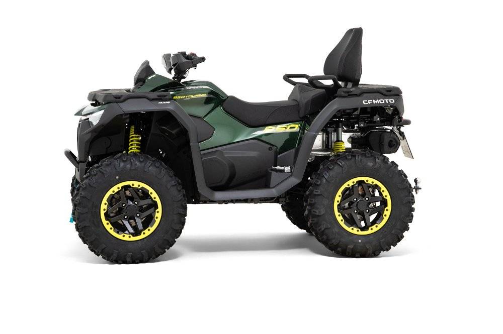 CFMOTO CFORCE 850 Touring Pro ABS EPS ATV Quad in Forest Green inkl. Zubehör