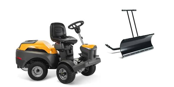 Stiga Park Spezial Honda 2. Zyl. mit Schneeräumschild Frontmäher